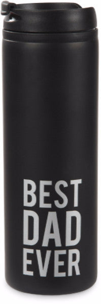 Best Dad Ever Stainless Steel Travel Mug (Man Made) by Pavilion Gifts