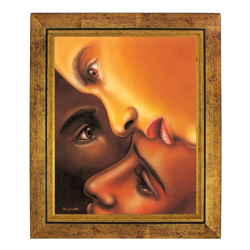 Black is Black by Larry "Poncho" Brown (Gold Frame)