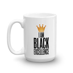 I Am Black Excellence Ceramic Coffee/Tea Mug (Left)