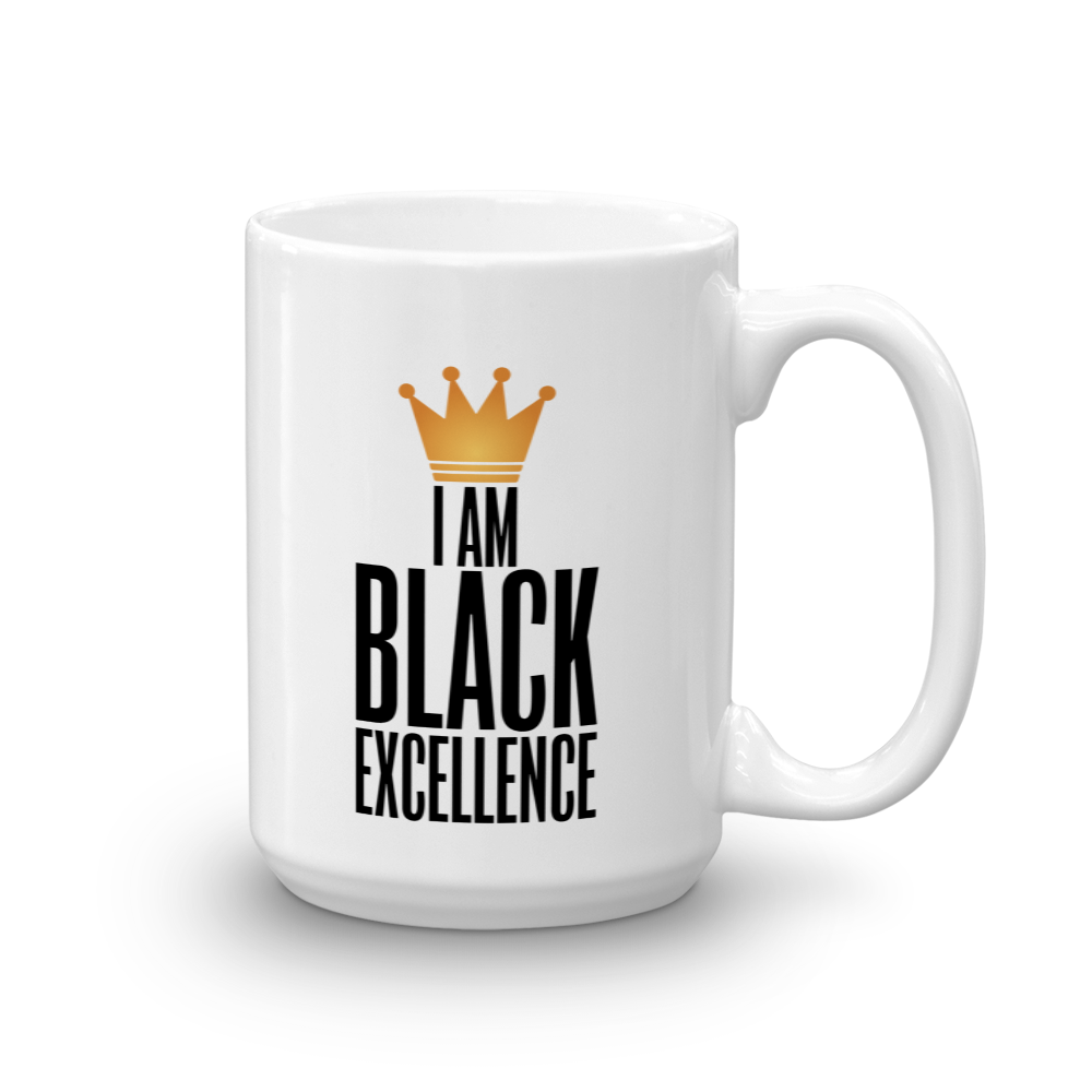 I Am Black Excellence Ceramic Coffee/Tea Mug (Right)