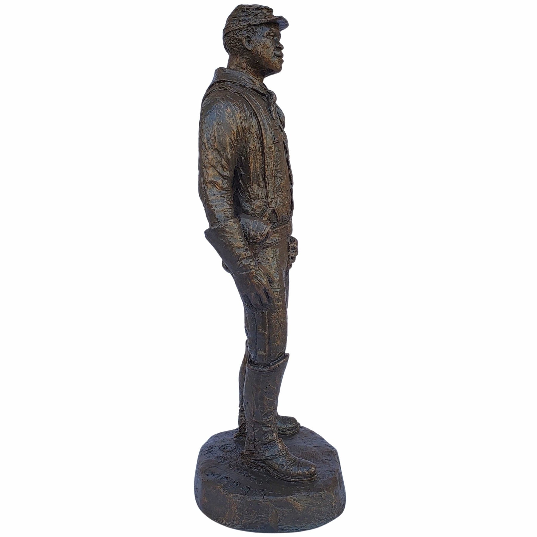 8 of 9: Buffalo Soldier Trooper Figurine (Bronzetone) by Michael Garman