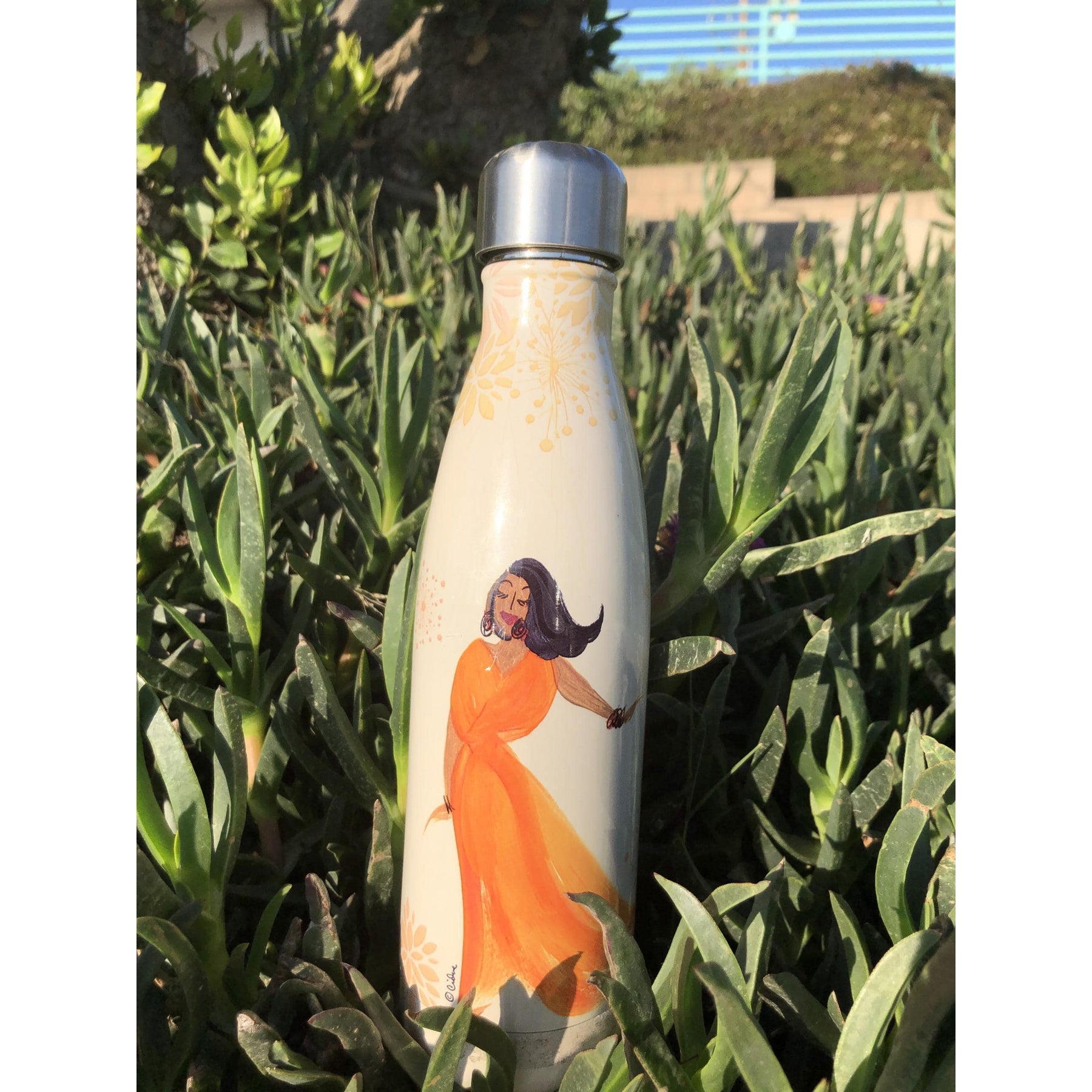 5 of 6: You Can't Keep a Good Sistah Down by Cidne Wallace: African American Stainless Steel Bottle