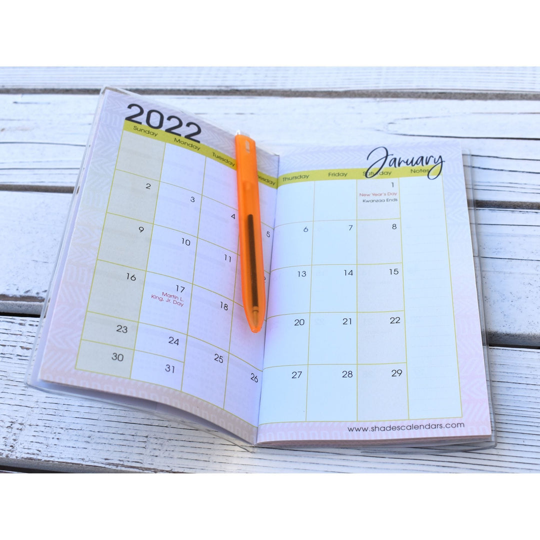 I Am Life by GBaby: 2022-2023 African American Checkbook Planner (Interior)