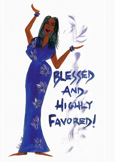 Blessed and Highly Favored Magnet by Cidne Wallace 