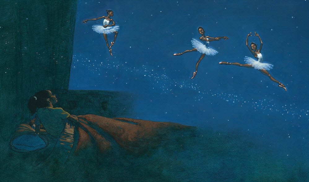 Dancing on the Milky Way by Kadir Nelson