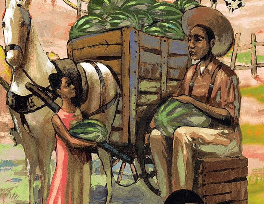 6 of 6: Down Home by John Holyfield (Detail)