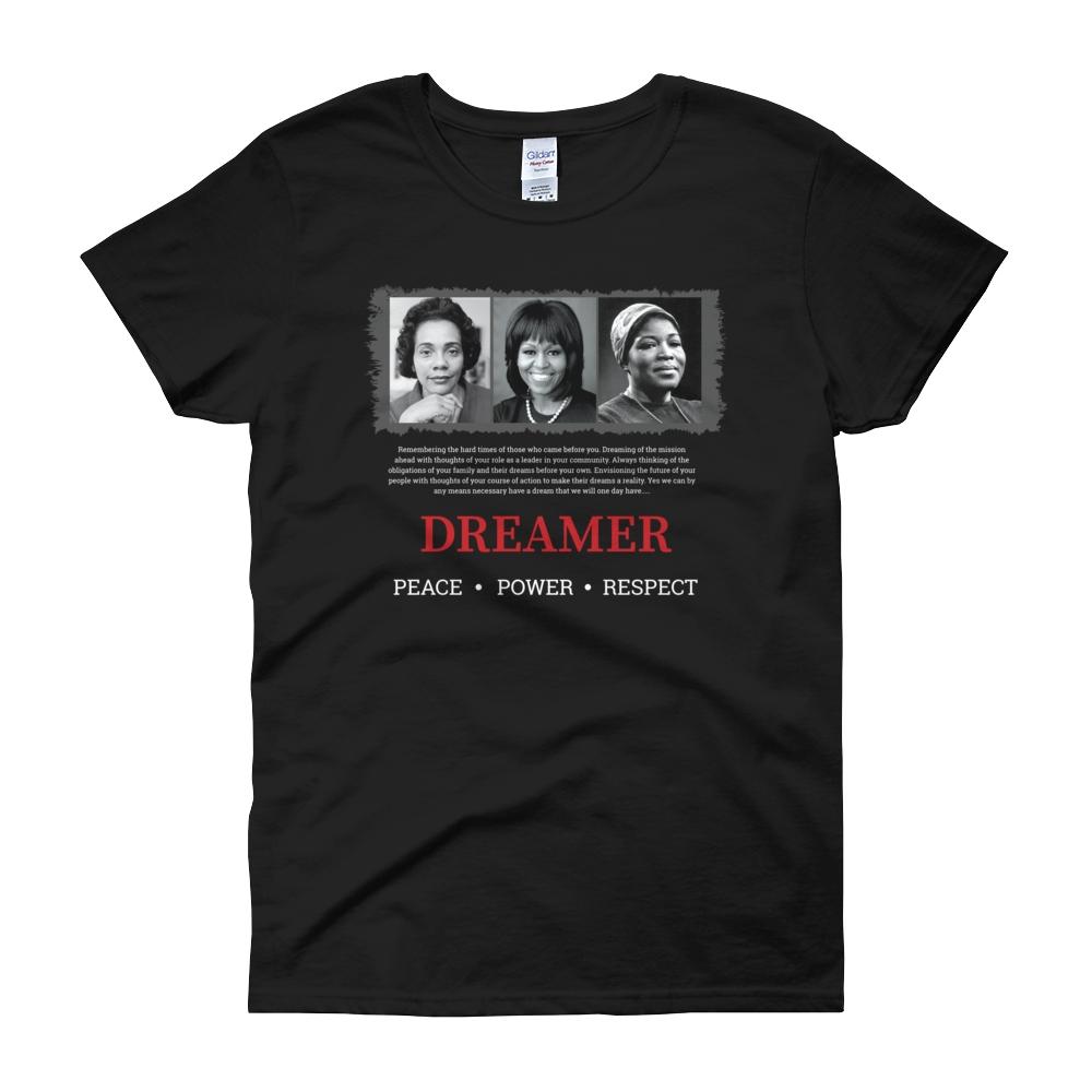 The Dreamer (Coretta Scott King, Michelle Obama and Betty Shabazz) T-Shirt by RBG Forever