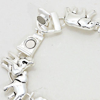 Delta Sigma Theta Inspired Elephant Train Bracelet
