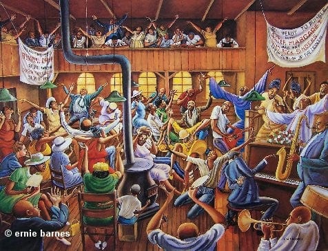 Solid Rock Congregation by Ernie Barnes