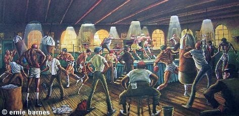 The Boxing Gym by Ernie Barnes