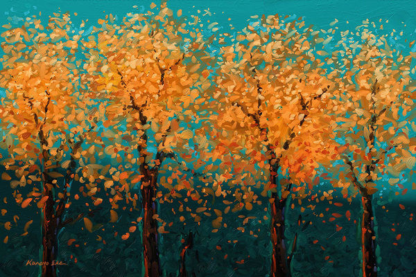 Fall Approach by Kanayo Ede (Landscape Art)