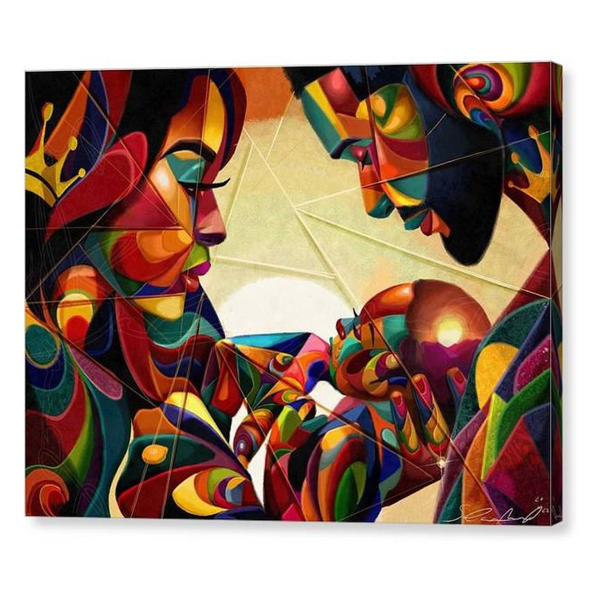 2 of 2: Family Hues by Salaam Muhammad (Canvas)