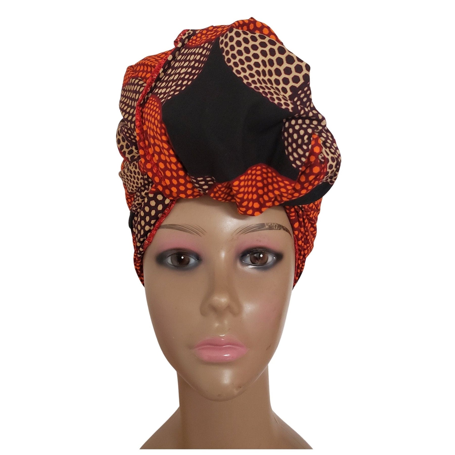 5 of 5: Fatima: Authentic African Fabric Headwrap by Boutique Africa (Kenya)