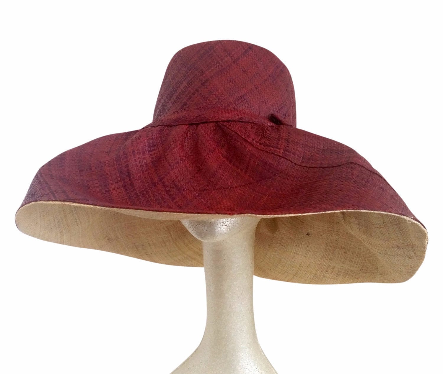 3 of 4: Rutendo: Hand Woven Madagascar Big Brim Raffia Sun Hat