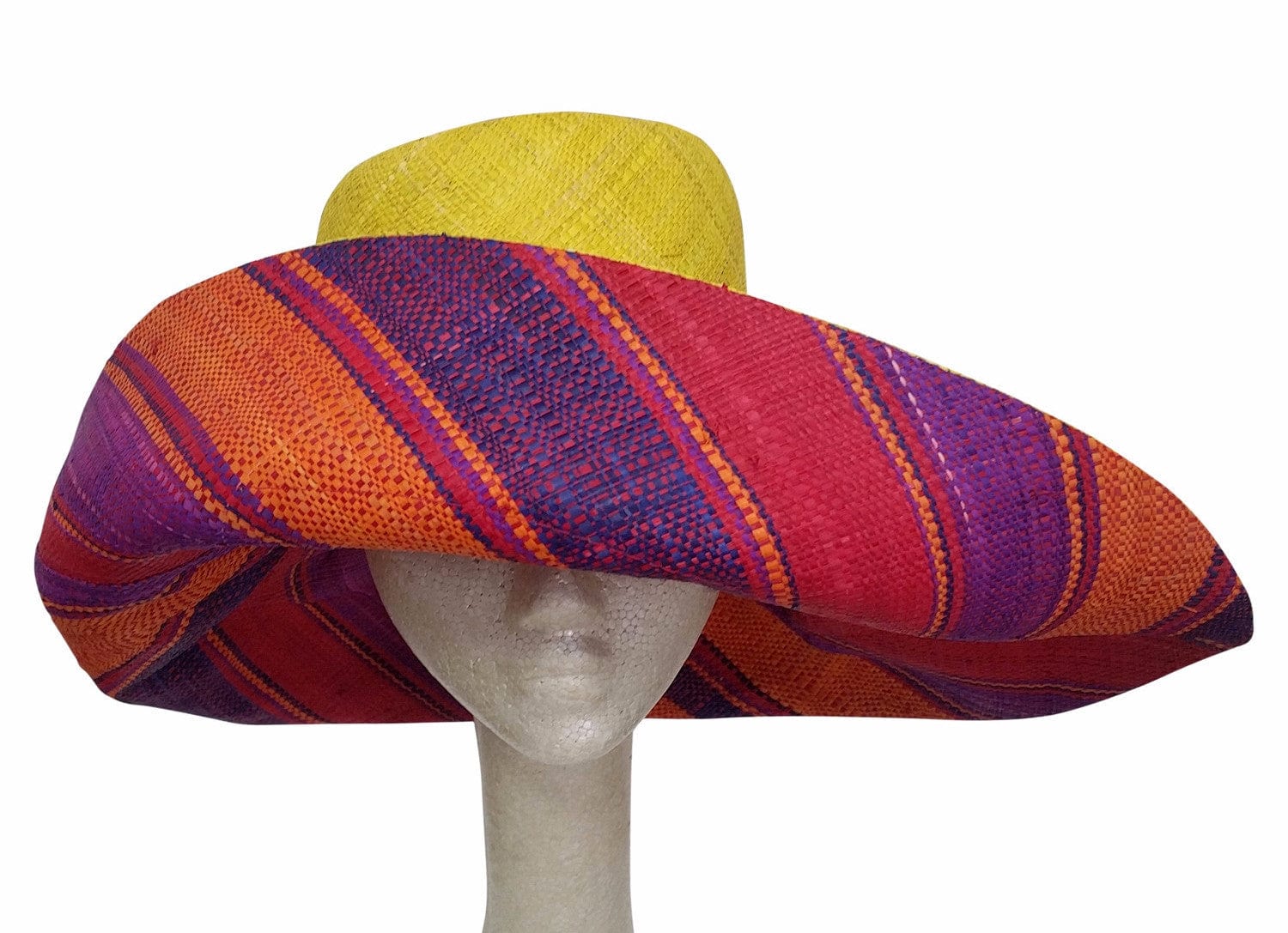 3 of 4: Onyekachi: Raffia Hat-Hats-The Raffia Boutique-57cm-Raffia-The Black Art Depot
