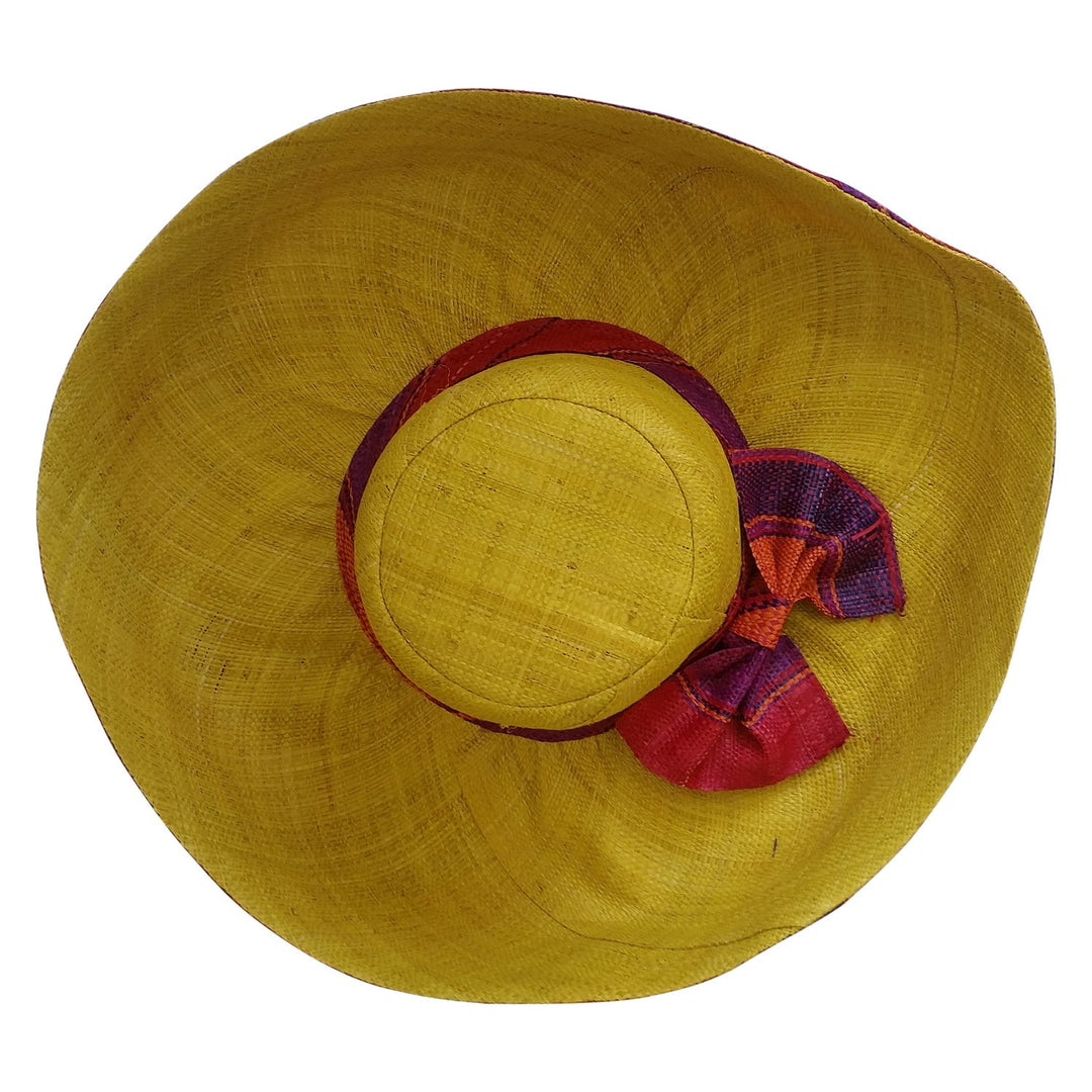 Onyekachi: Raffia Hat-Hats-The Raffia Boutique-57cm-Raffia-The Black Art Depot
