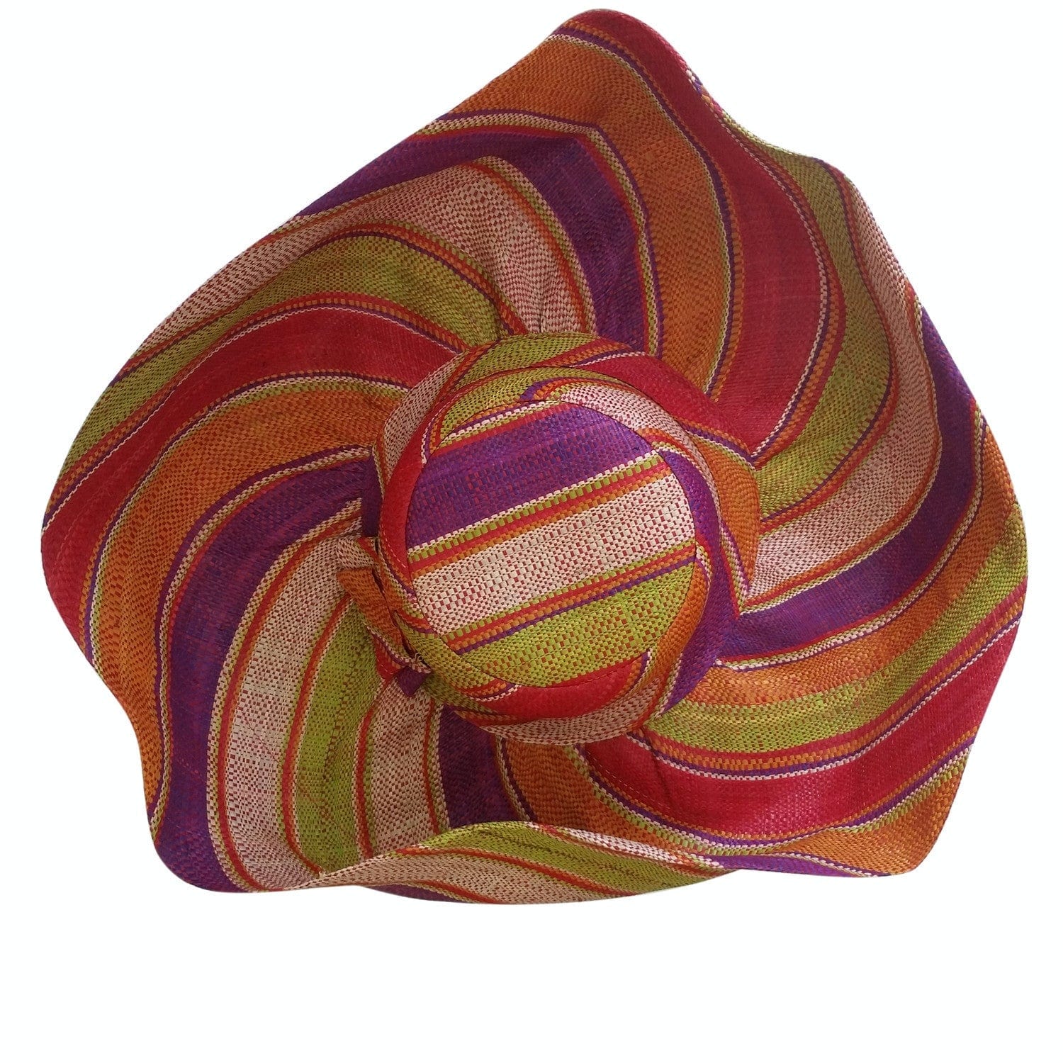 4 of 4: Rufaro: Hand Woven Madagascar Big Brim Raffia Sun Hat