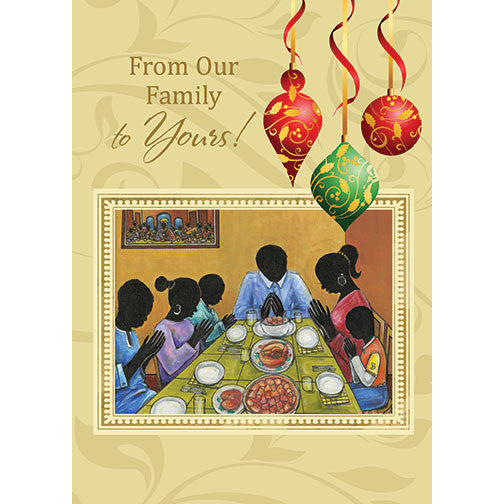 From Our Family to Yours: African American Christmas Card