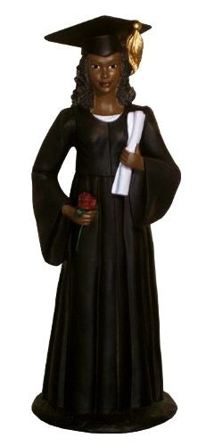 African-American Female Graduate Figurine