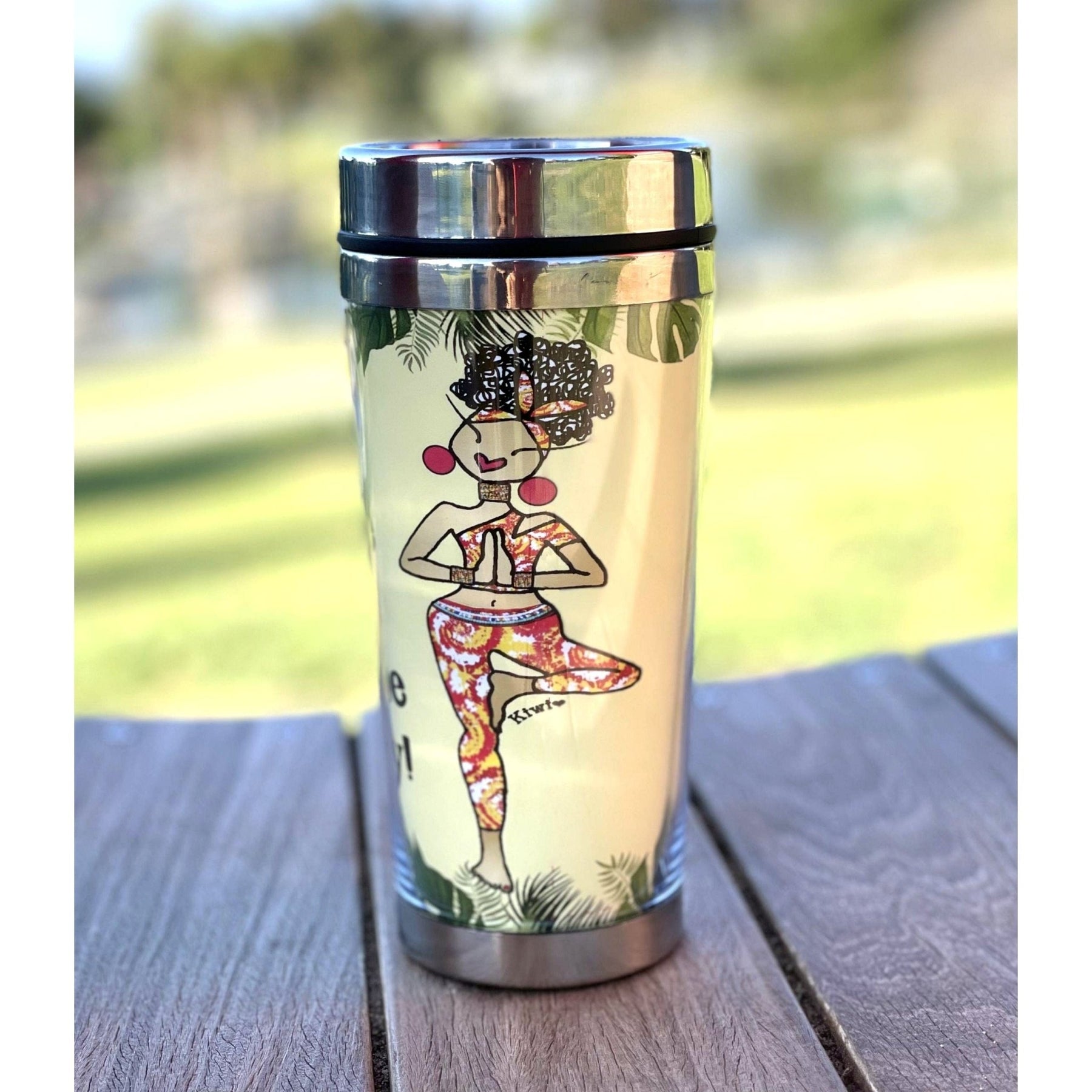 2 of 5: Give the GOD the Glory by Kiwi McDowell: African American Travel Mug/Tumbler