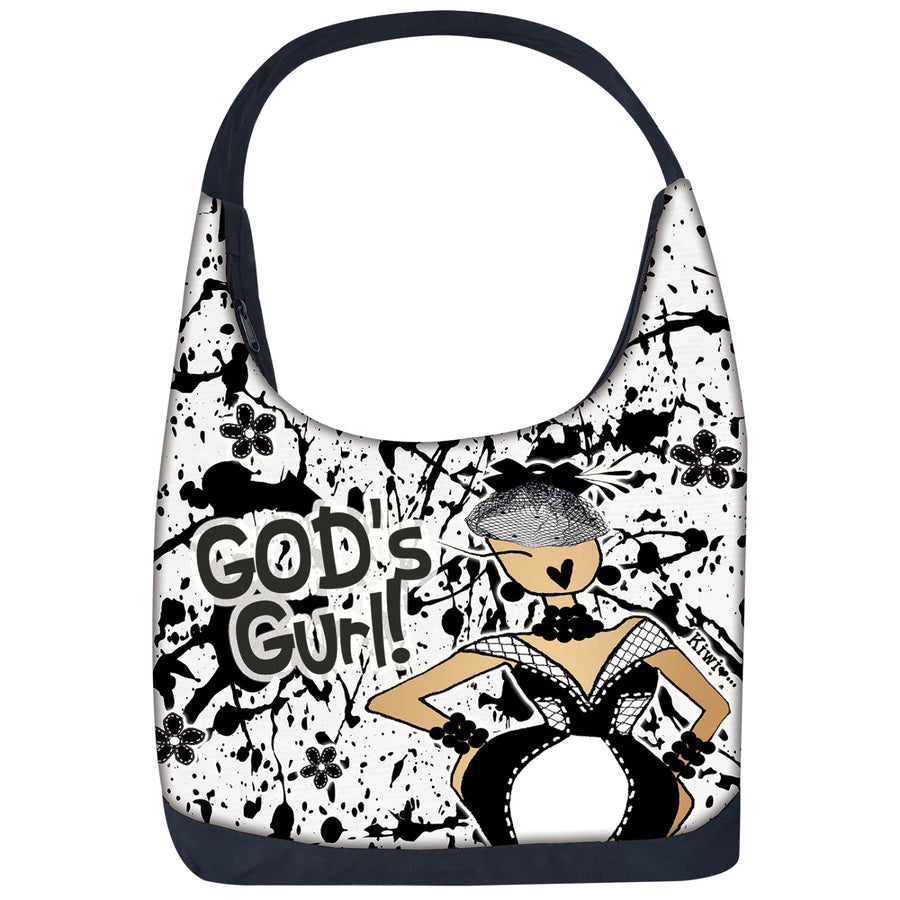 God's Gurl Hobo Shoulder Bag by Kiwi McDowell