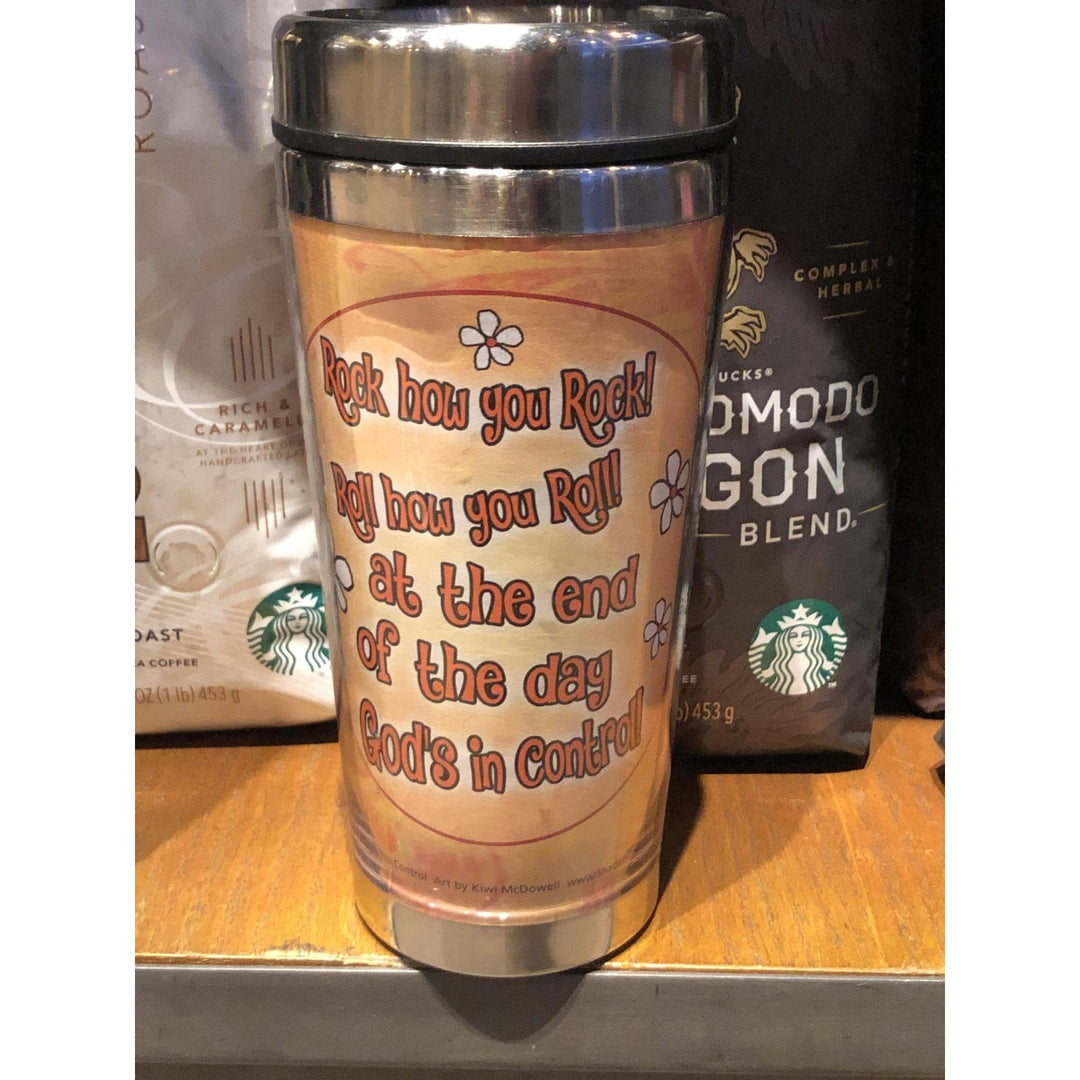 Give the GOD the Glory by Kiwi McDowell: African American Travel Mug/Tumbler