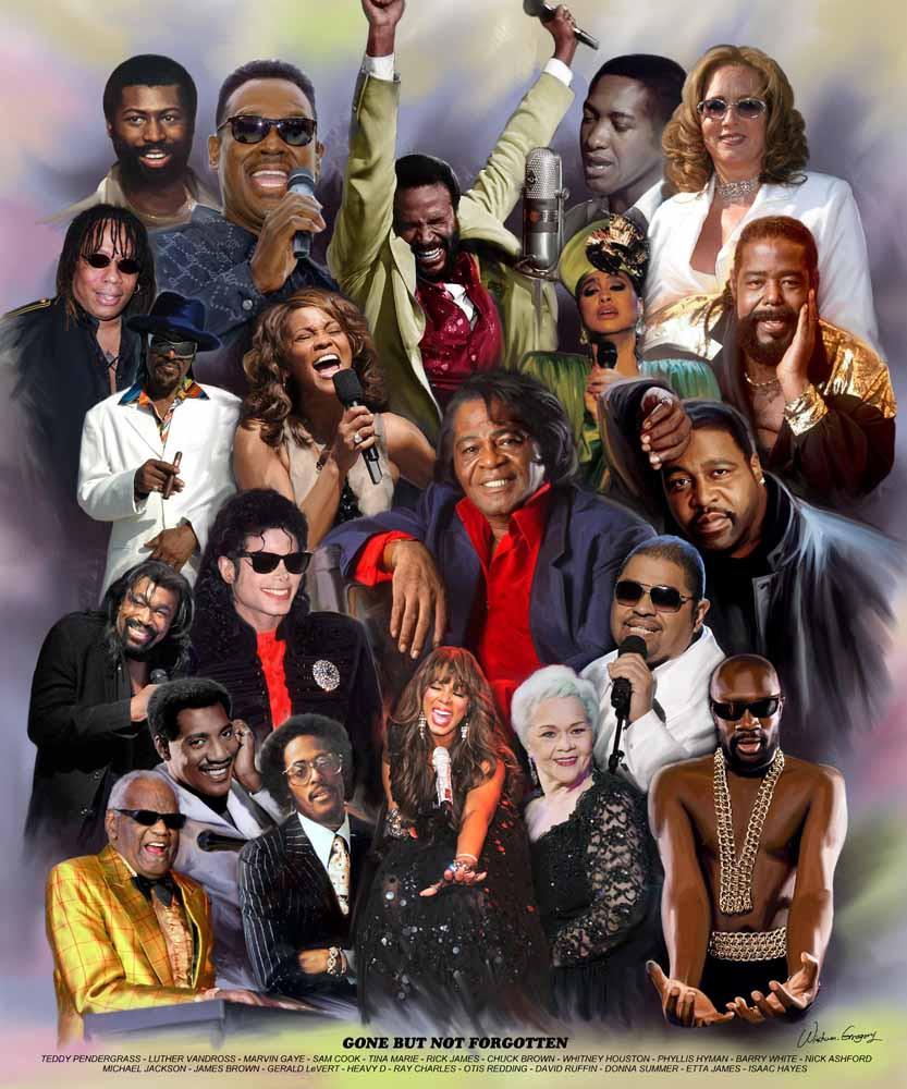 Hip Hop Montage (Great Rappers & Singers) by Herbert Beyer (Poster) – The  Black Art Depot