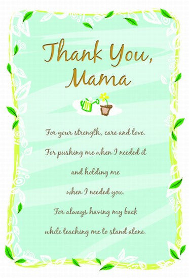 Big 4L thank you mama for making me and thank the