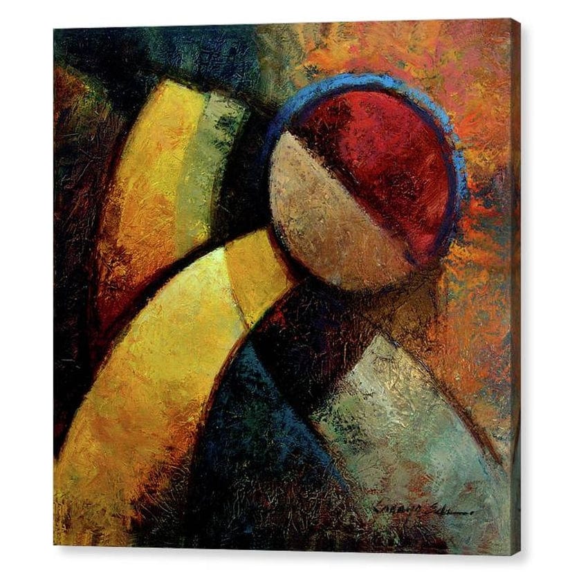 2 of 2: Happy Man by Kanayo Ede (Canvas)