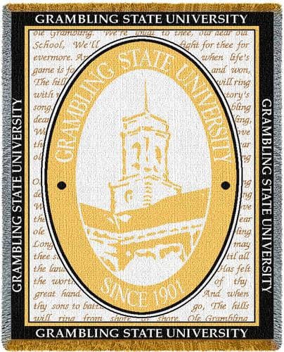 Grambling State University Tapestry Throw III