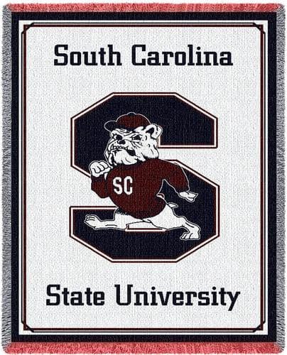 South Carolina State University Tapestry Throw
