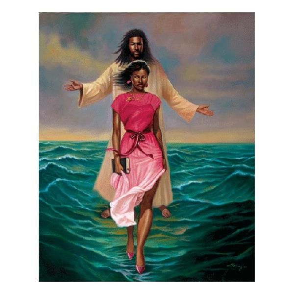 He Walks With Me (African American Jesus) by Sterling Brown – The Black Art  Depot