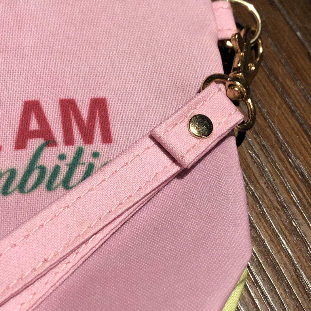 I Am Ambitious: Alpha Kappa Alpha Cosmetic Pouch by Sylvia "Gbaby Cohen