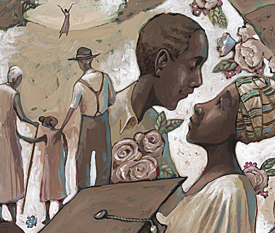 5 of 6: I Am Blessed by John Holyfield (Detail)