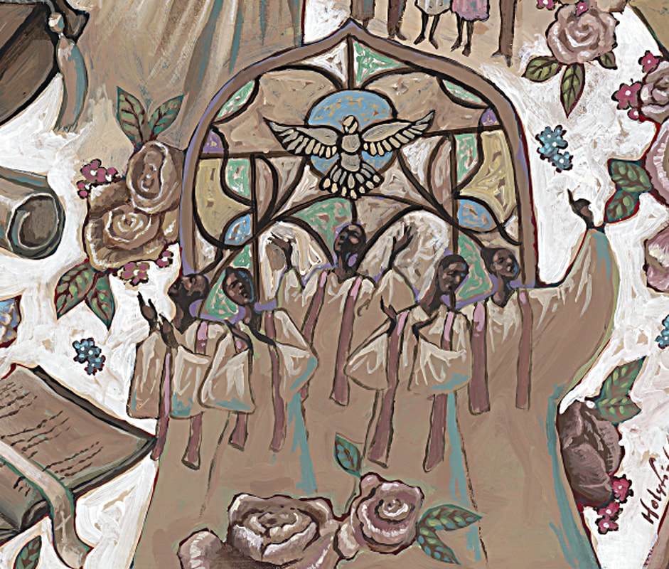 3 of 6: I Am Blessed by John Holyfield (Detail)