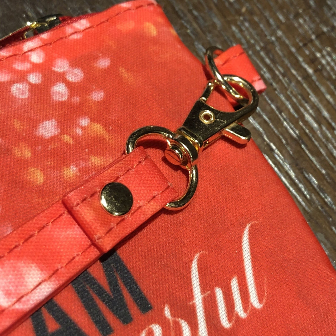 I Am Powerful: Delta Sigma Theta Cosmetic Pouch by Sylvia "Gbaby Cohen