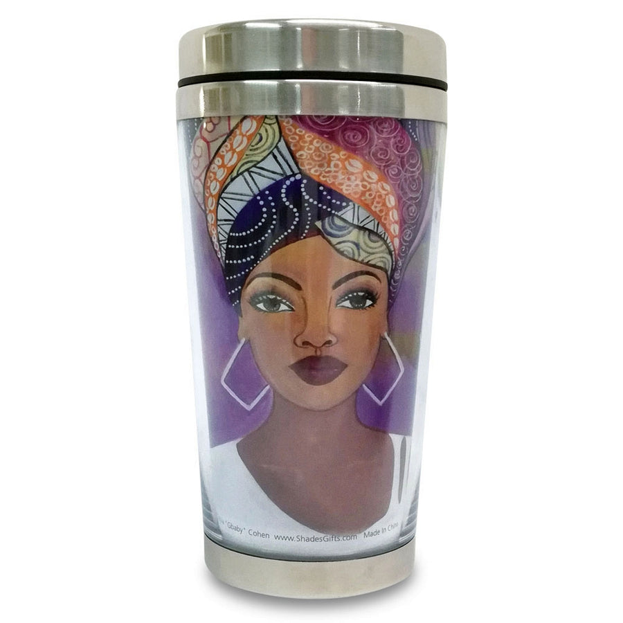 I Am Royal by Sylvia "Gbaby" Cohen: African American Travel Mug/Tumbler