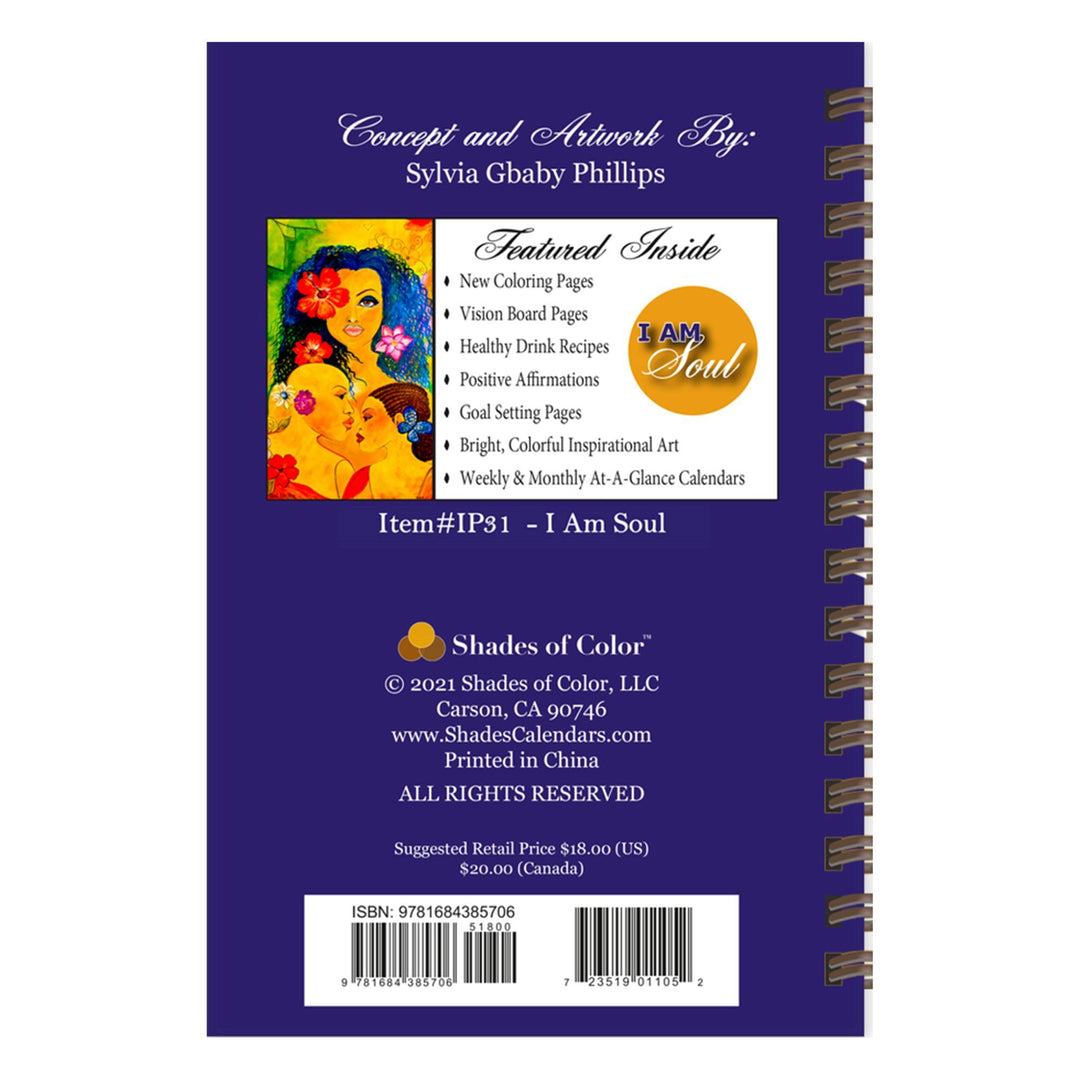 I Am Soul by Gbaby: 2022 African American Weekly Planner (Back)