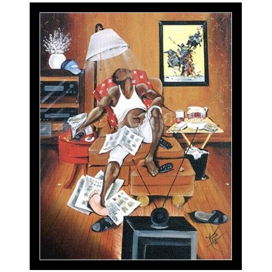 In Control-Art-Annie Lee-24.25x21 inches-Black Frame-The Black Art Depot
