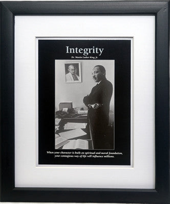 Integrity: Martin Luther King by D'azi Productions (Framed)
