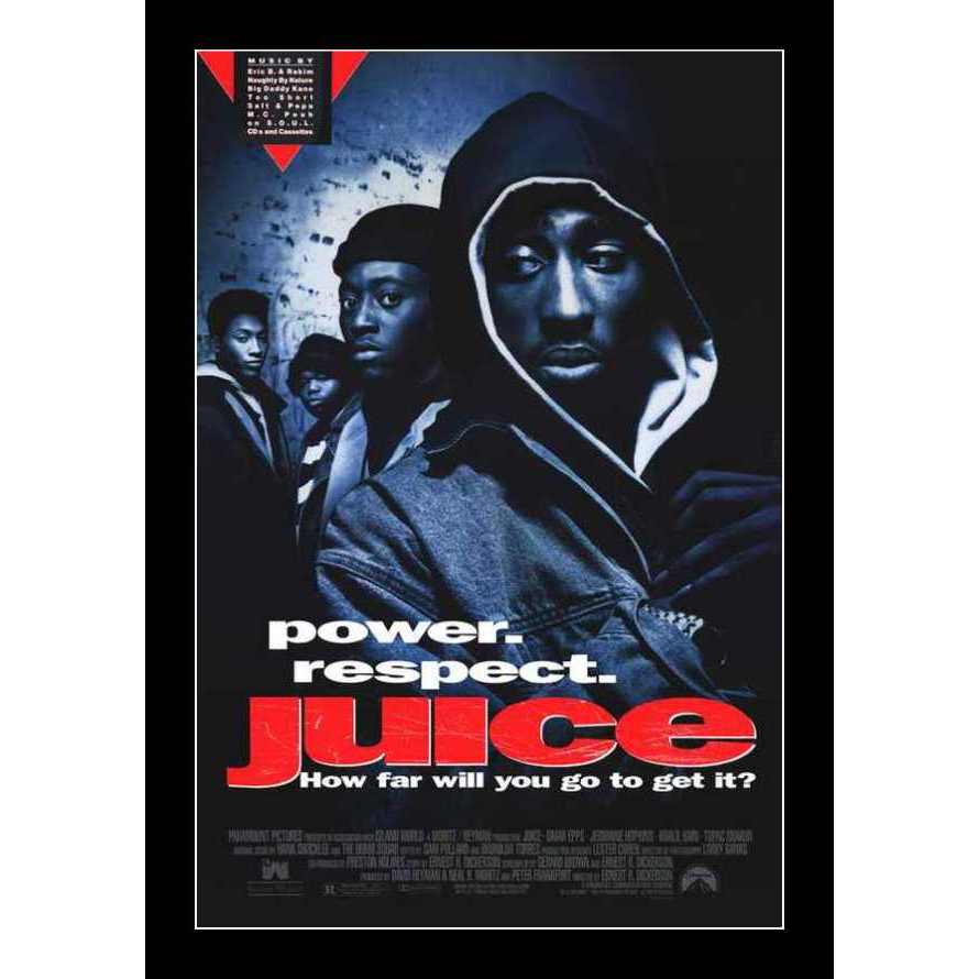 2 of 2: Juice Movie Poster (Black Frame)