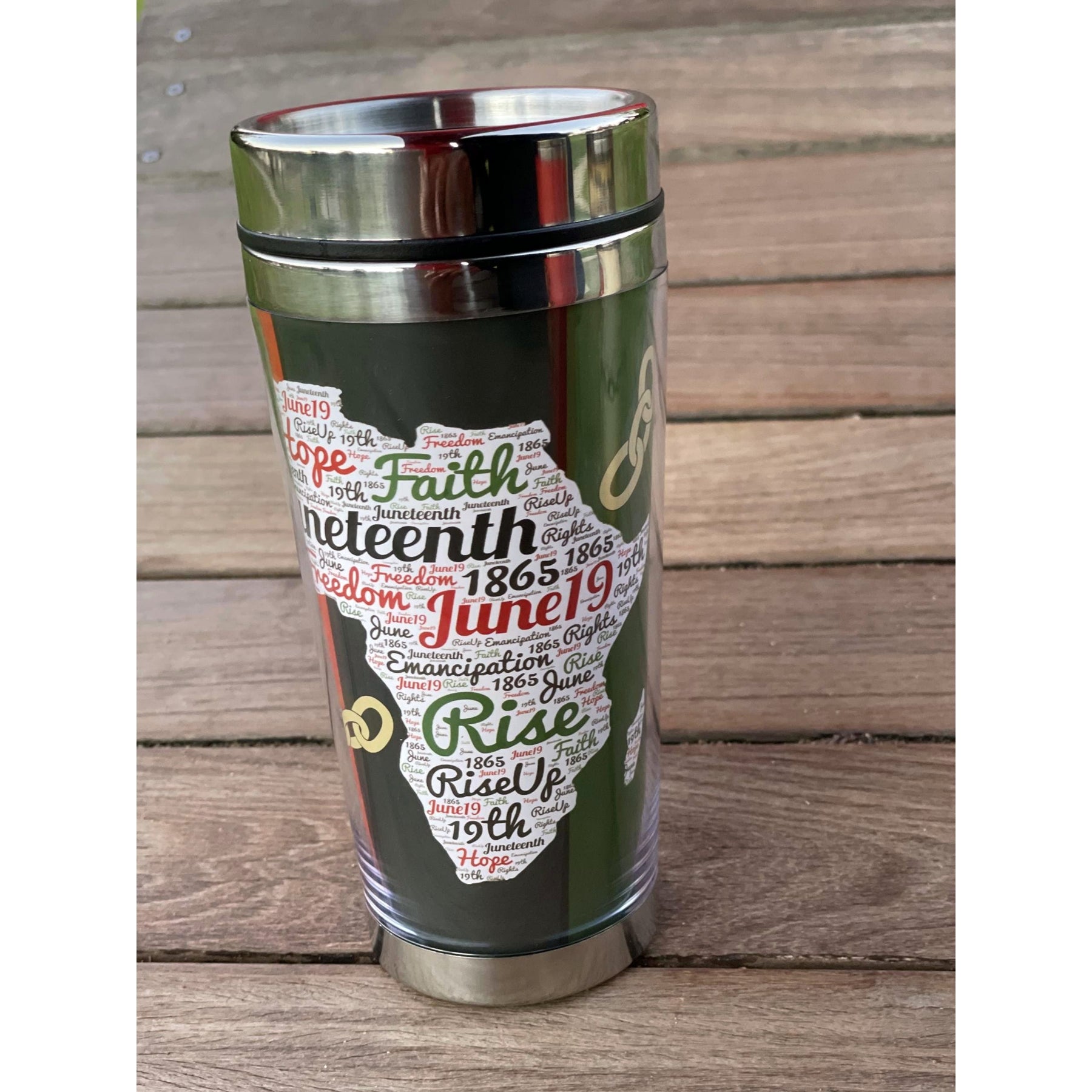 2 of 7: Juneteenth: African American Travel Mug/Tumbler