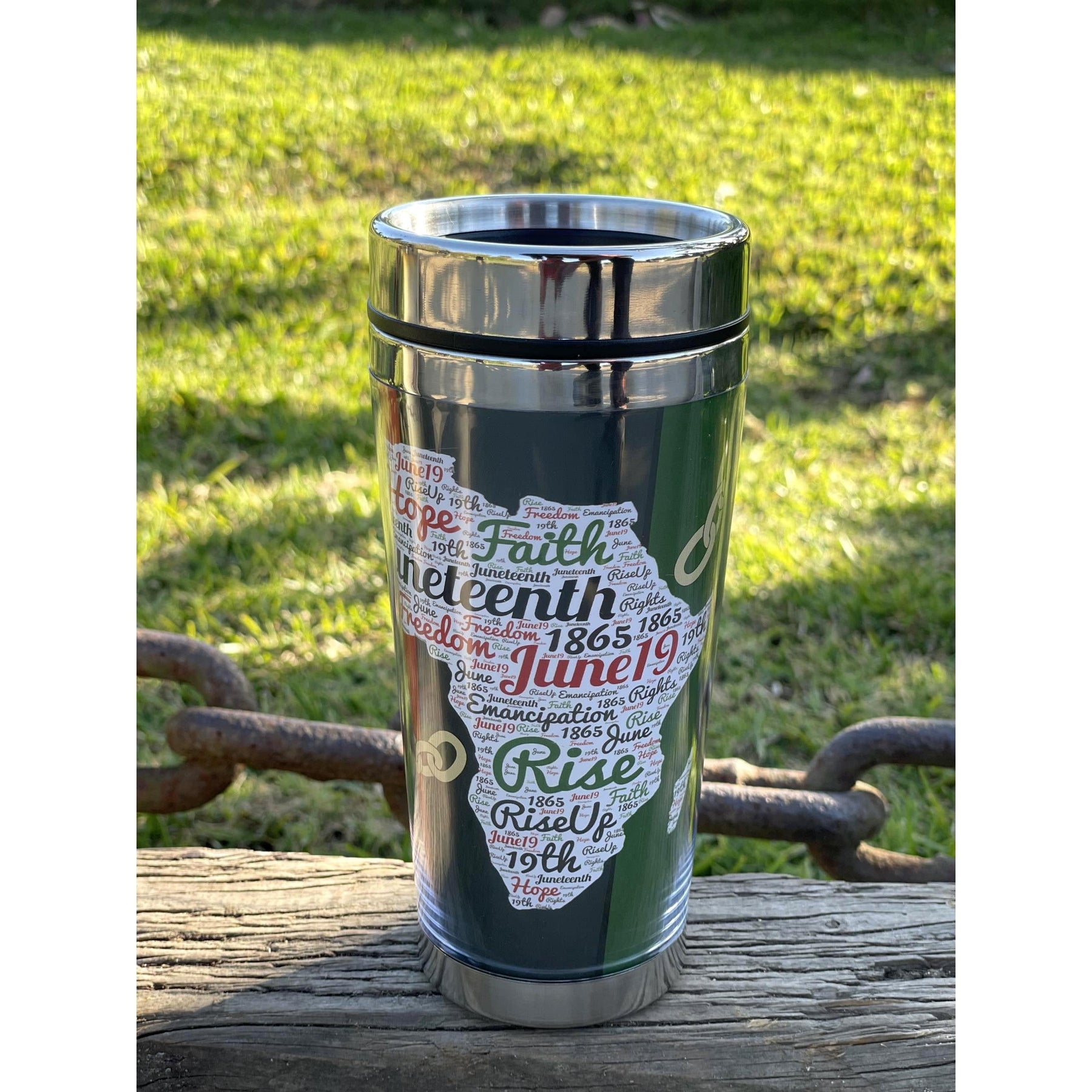 4 of 7: Juneteenth: African American Travel Mug/Tumbler