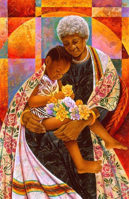 In Grandma's Hands by Keith Mallett