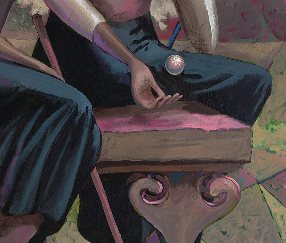 5 of 6: Ladies of Golf by John Holyfield (Detail)