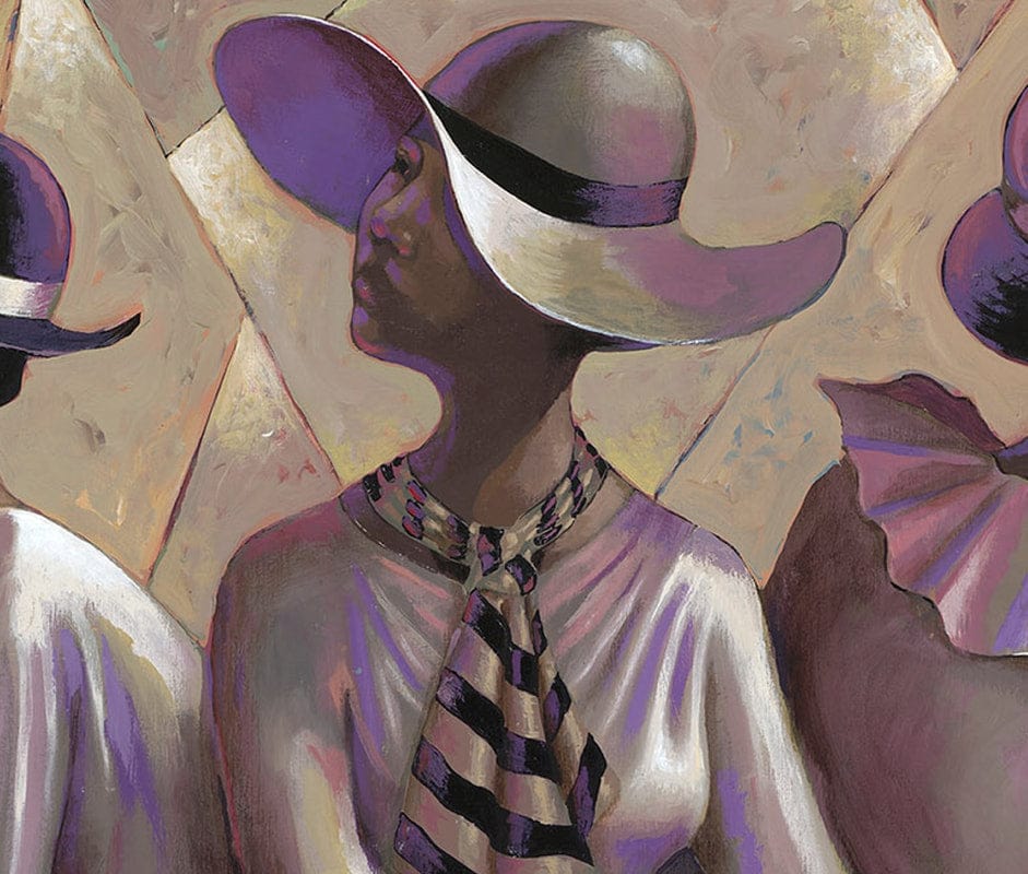 4 of 6: Ladies of Golf by John Holyfield (Detail)