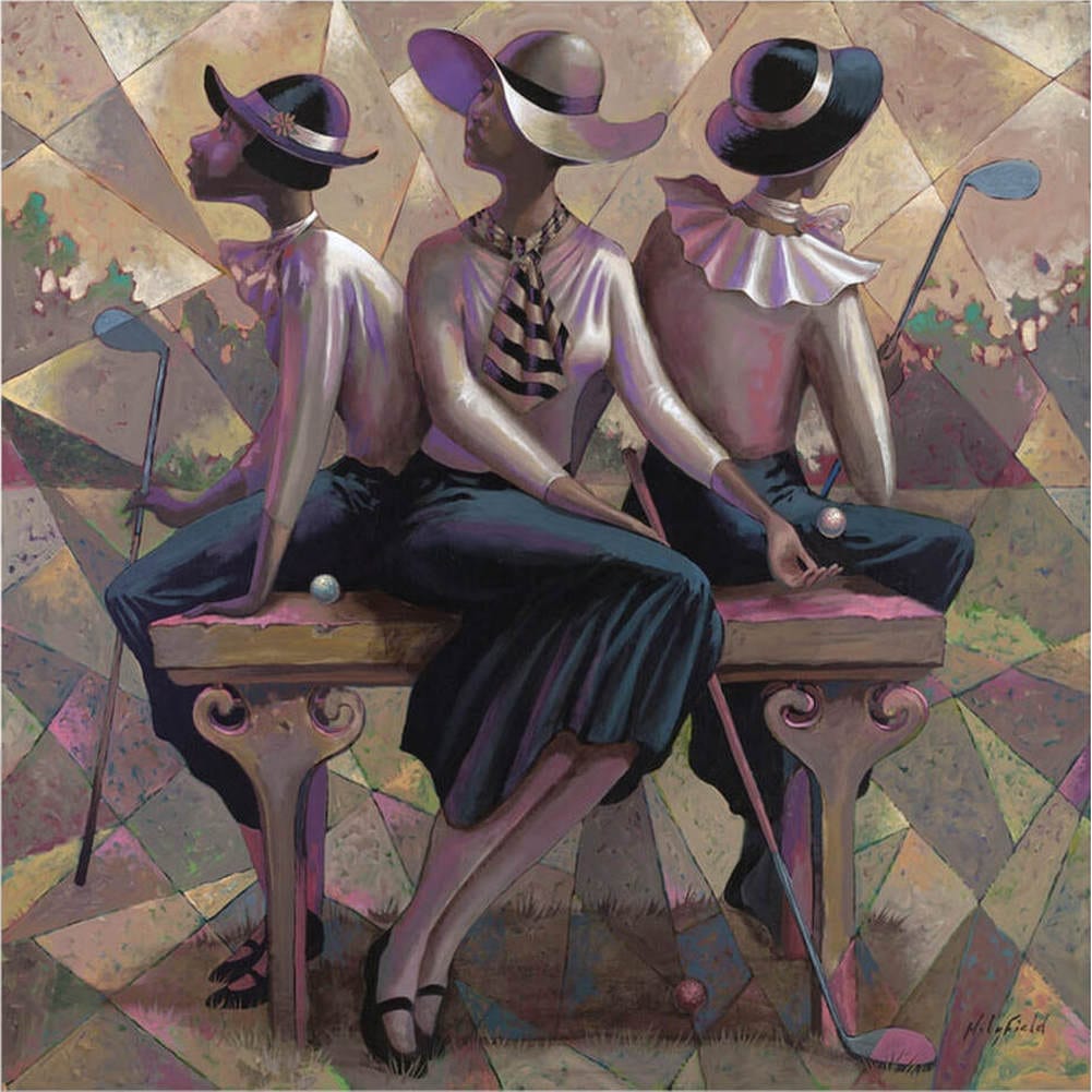 Ladies of Golf by John Holyfield (Giclee on Paper)