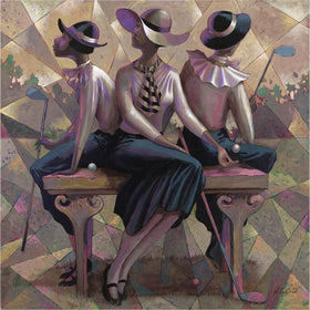 Ladies of Golf by John Holyfield (Giclee on Paper)