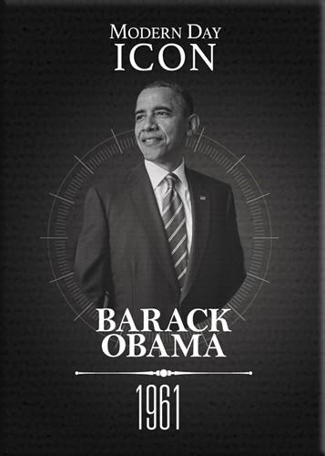 Barack Obama (Modern Day Icon): Black History Magnet by Shades of Color