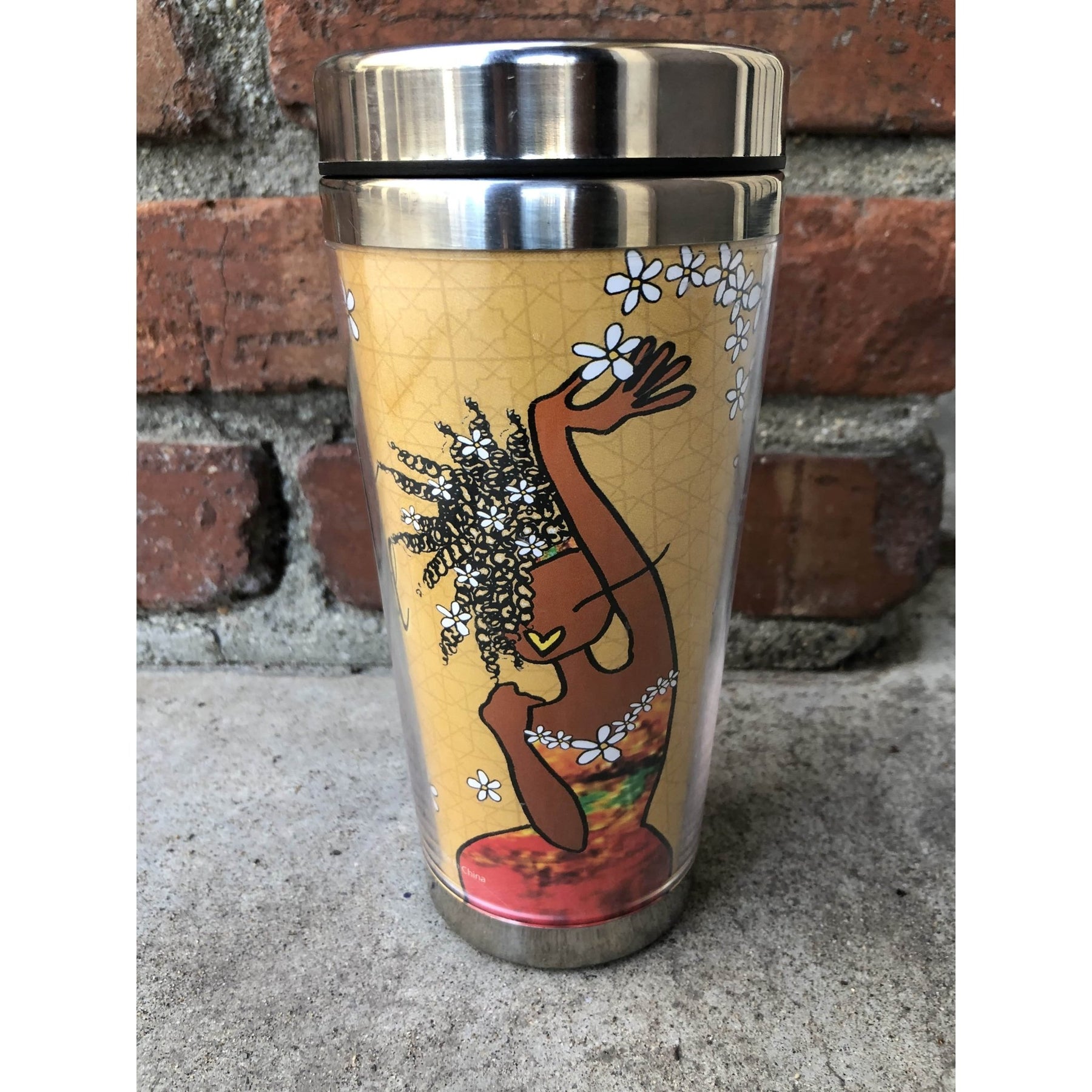 3 of 7: Living My Blessed Life by Kiwi McDowell: African American Travel Mug/Tumbler